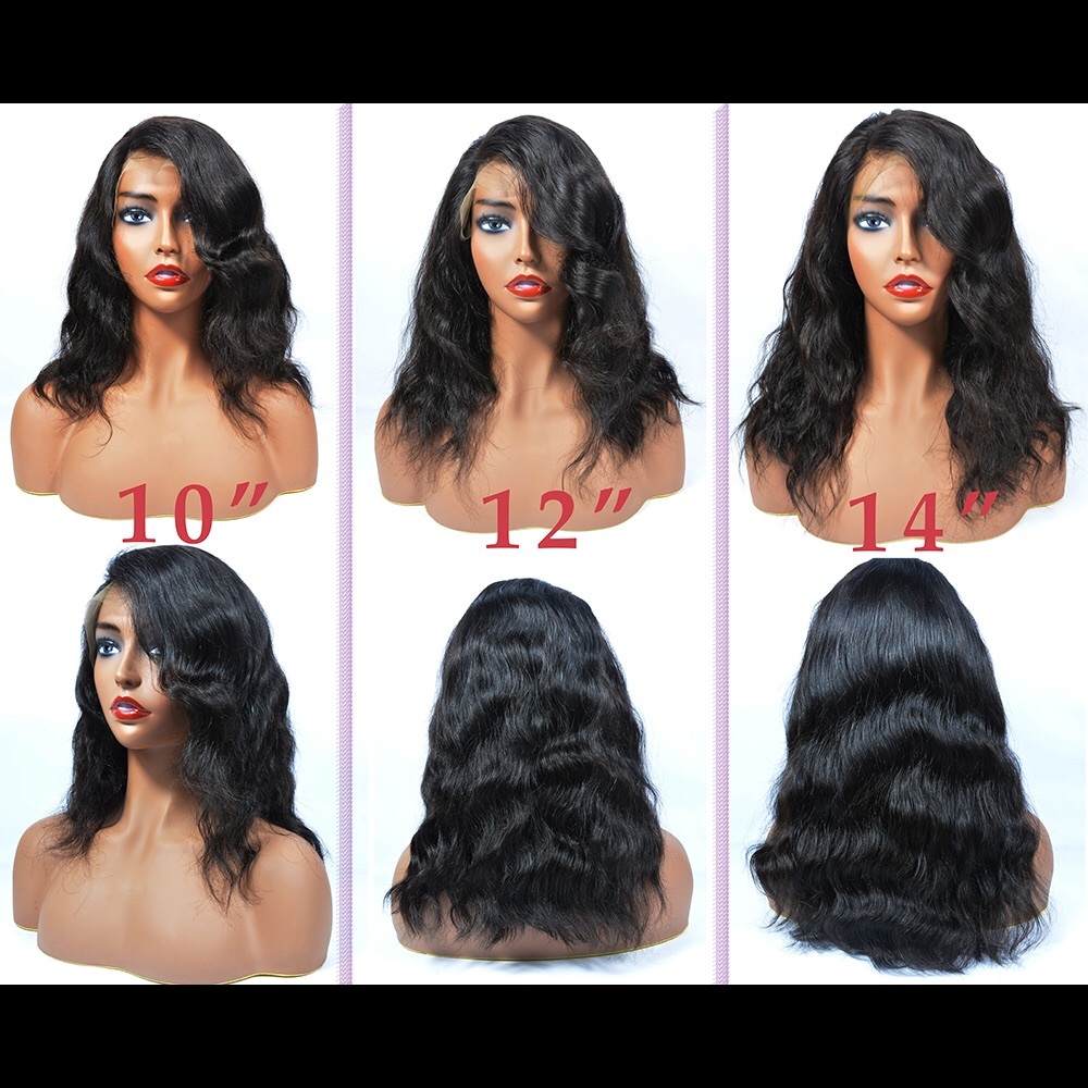 Body Wave Side Part Virgin Hair Lace Front Wig